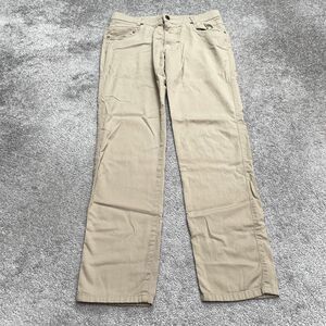 Bugatti Modern Khaki Chino Pants Mens 34x31 Brown Straight Leg Mid Rise Cotton